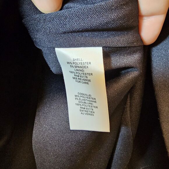 Tahari Bodycon Sheath Dress Size 10 Black Sleeveless Lace Cutouts Zippered Lined - Picture 5 of 10